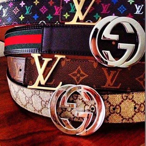 louis vuitton vs Gucci belt